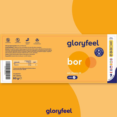 Bor Tabletten Etikett