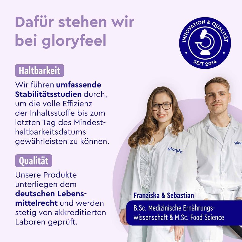 gloryfeel Qualitätsversprechen