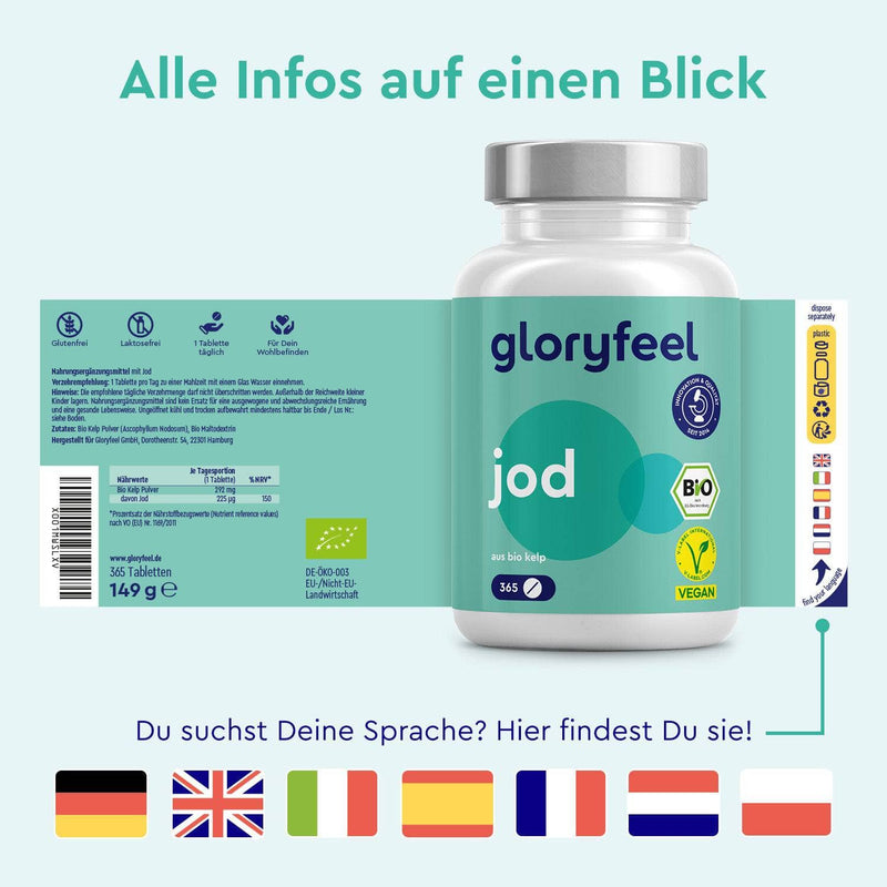 Jod Tabletten Sprachen