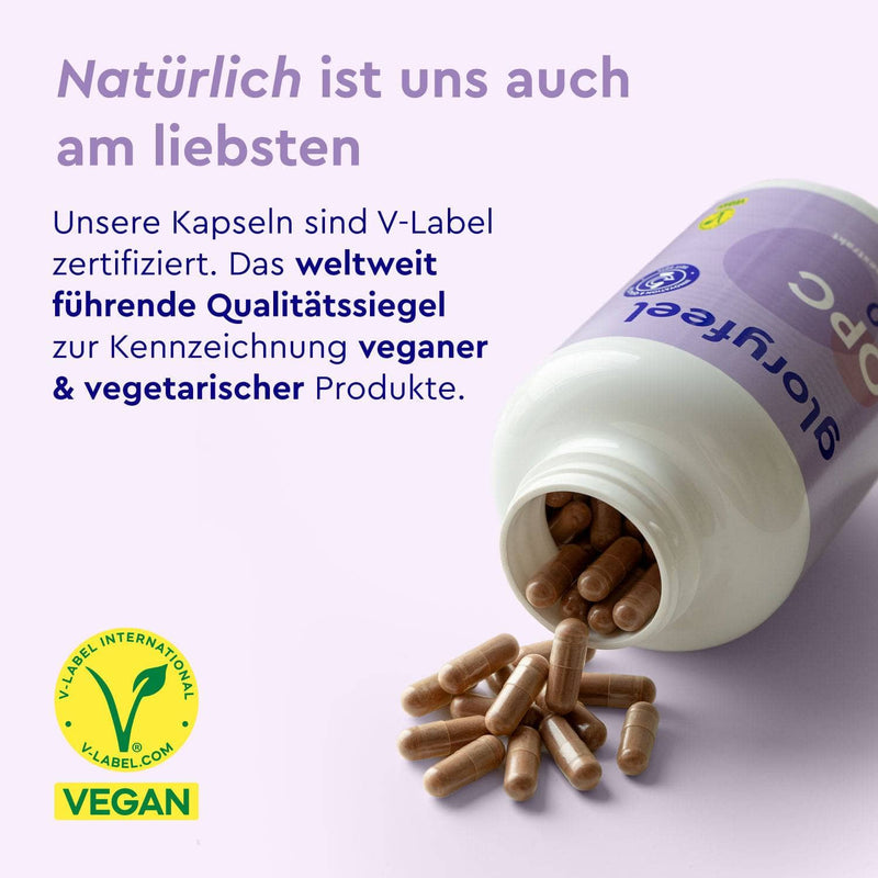 OPC Traubenkernextrakt + Vitamin C 180 Kapseln V-Label zertifiziert