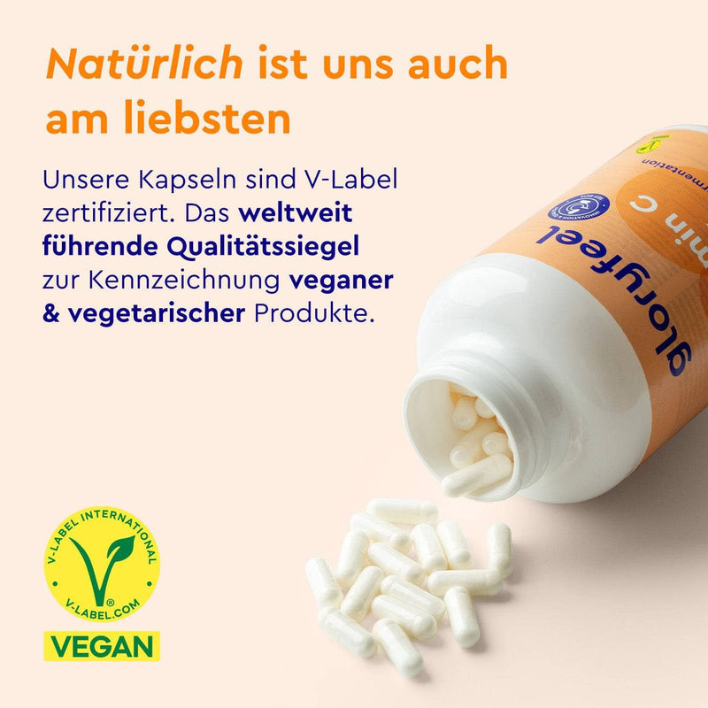 Vitamin C gepuffert + Zink 365 Kapseln V-Label